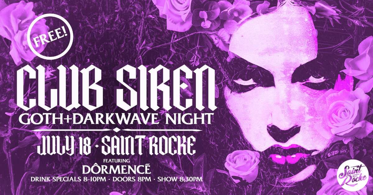 Club Siren: Goth & Darkwave Night at Saint Rocke