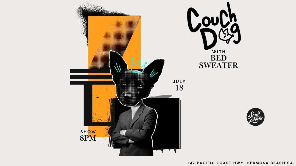 Couch Dog w/ Bedsweater